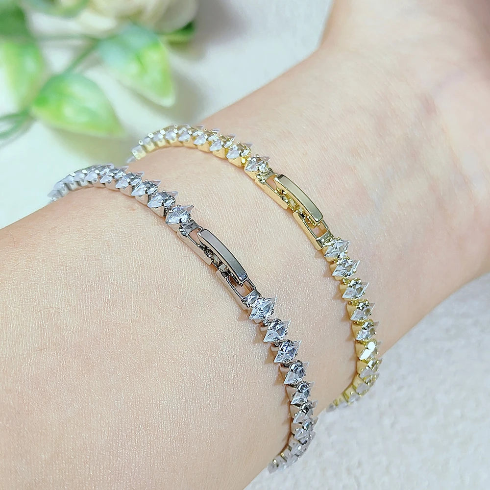 Cubic Zirconia Tennis Bracelets for Women