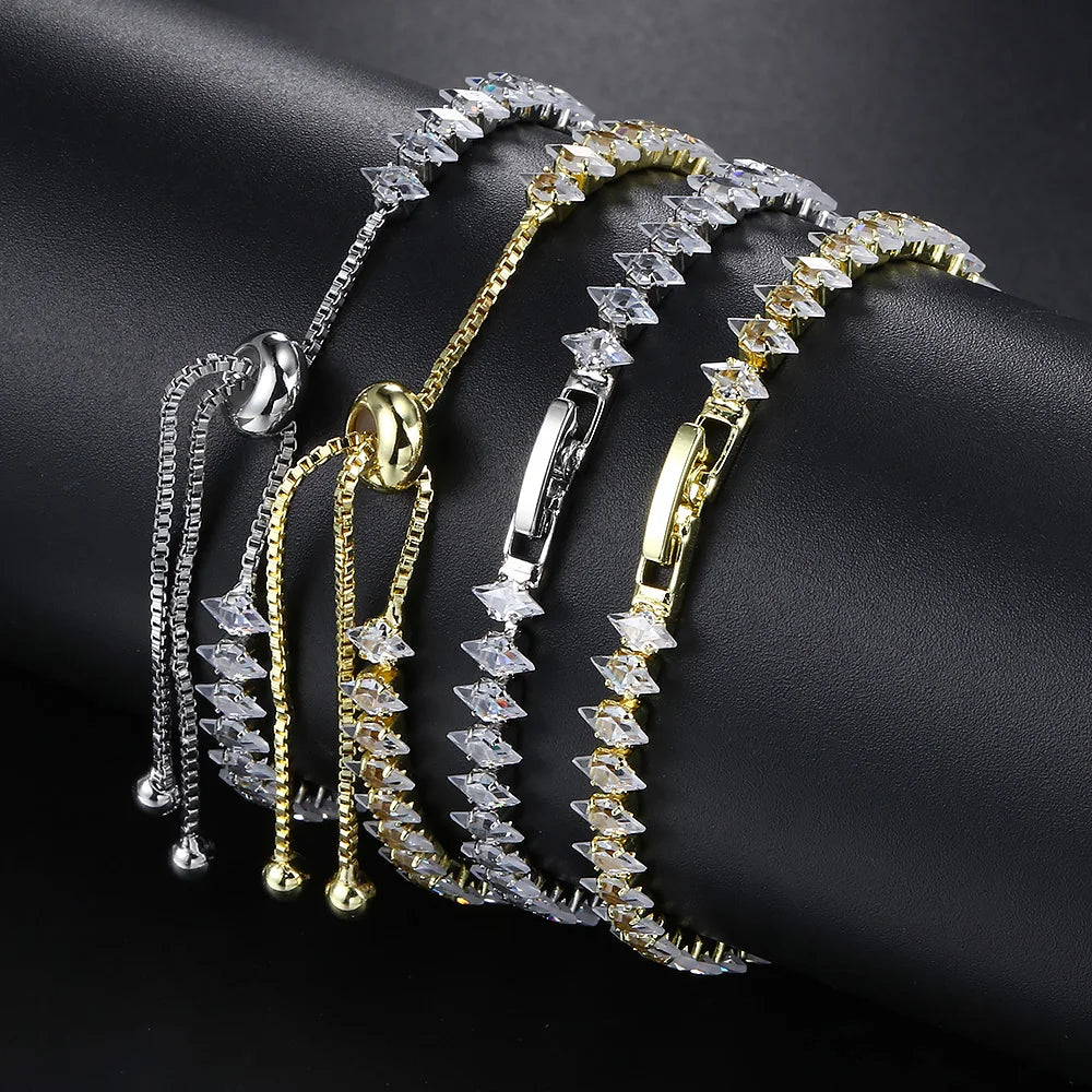 Cubic Zirconia Tennis Bracelets for Women